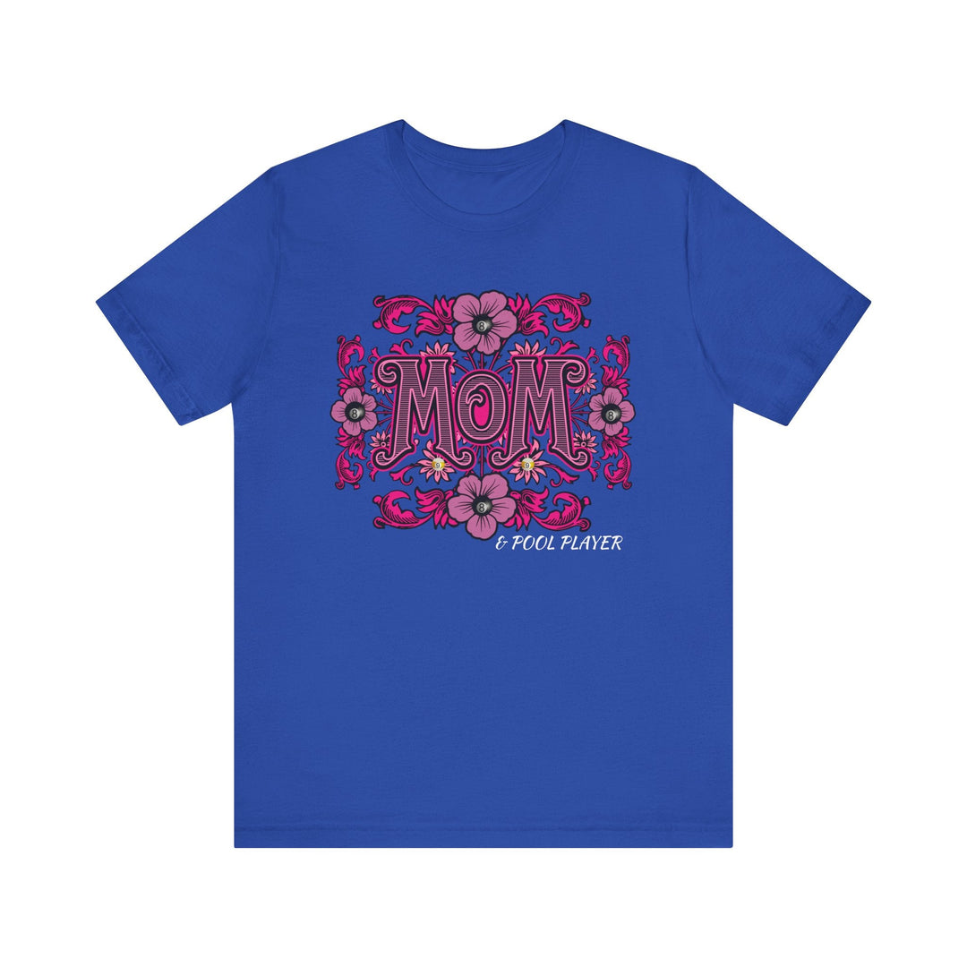 Mom and Pool Player - Unisex Softstyle Tee - BFLY BILLIARDS