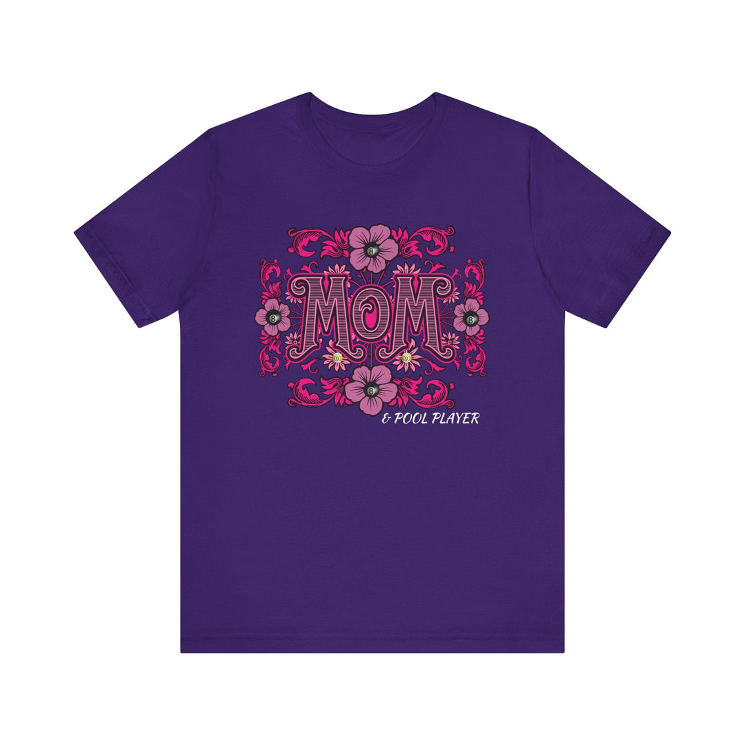 Mom and Pool Player - Unisex Softstyle Tee - BFLY BILLIARDS