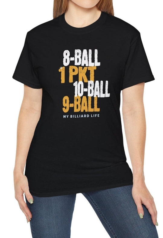 My Billiard Life - Unisex Cotton T - Shirt - BFLY BILLIARDS