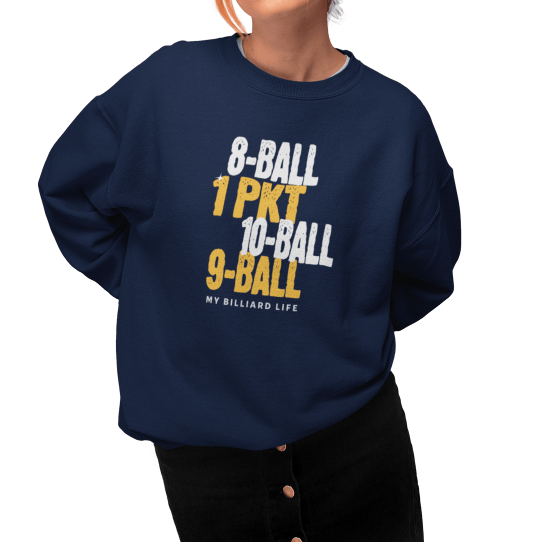 My Billiard Life - Unisex Crewneck Sweatshirt - BFLY BILLIARDS