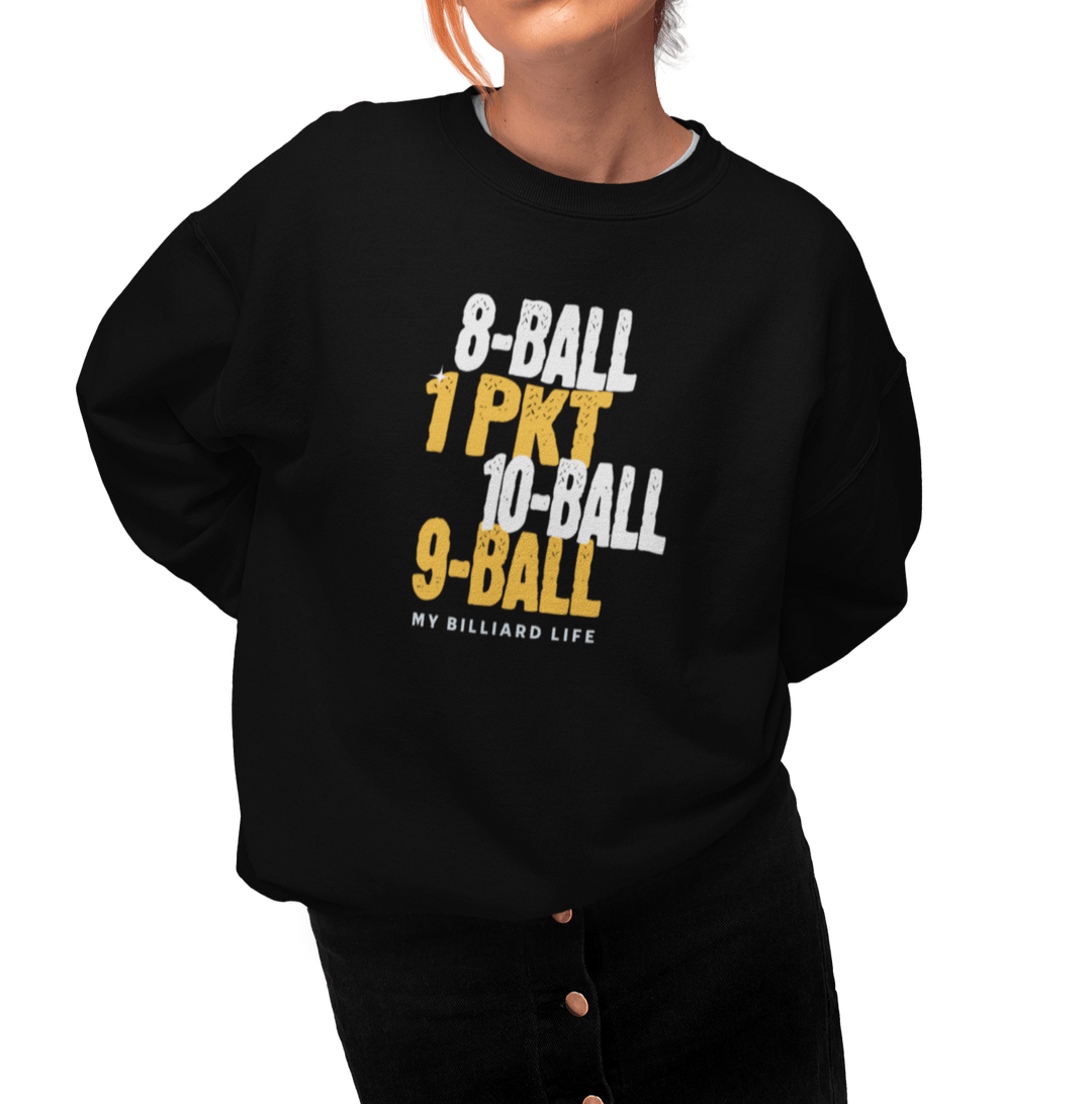 My Billiard Life - Unisex Crewneck Sweatshirt - BFLY BILLIARDS