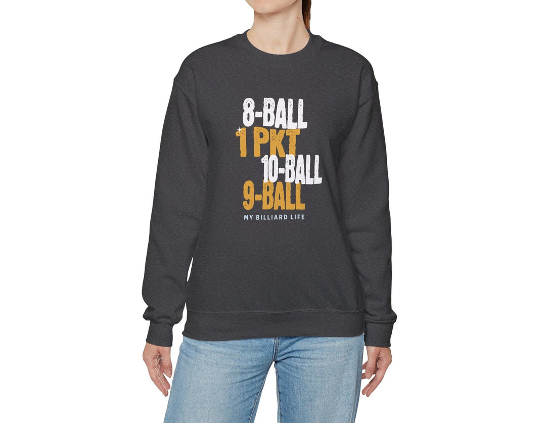 My Billiard Life - Unisex Crewneck Sweatshirt - BFLY BILLIARDS