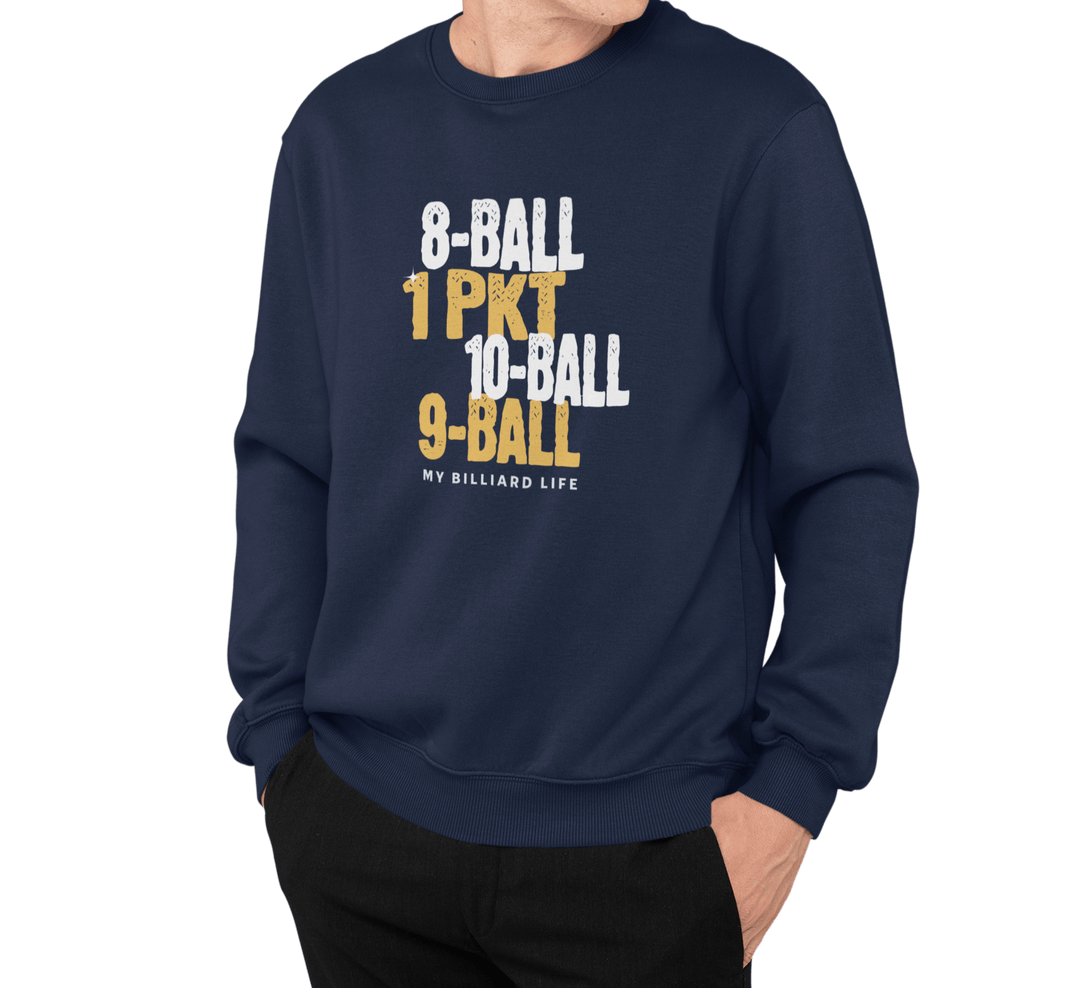 My Billiard Life - Unisex Crewneck Sweatshirt - BFLY BILLIARDS