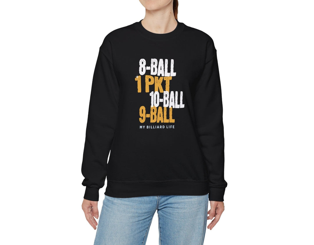 My Billiard Life - Unisex Crewneck Sweatshirt - BFLY BILLIARDS