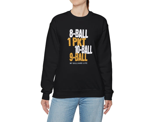 My Billiard Life - Unisex Crewneck Sweatshirt - BFLY BILLIARDS