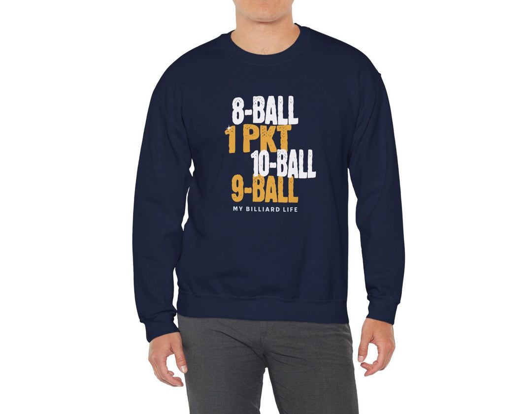 My Billiard Life - Unisex Crewneck Sweatshirt - BFLY BILLIARDS