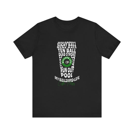 My Billiard Life Word Art - Unisex Softstyle Tee - BFLY BILLIARDS