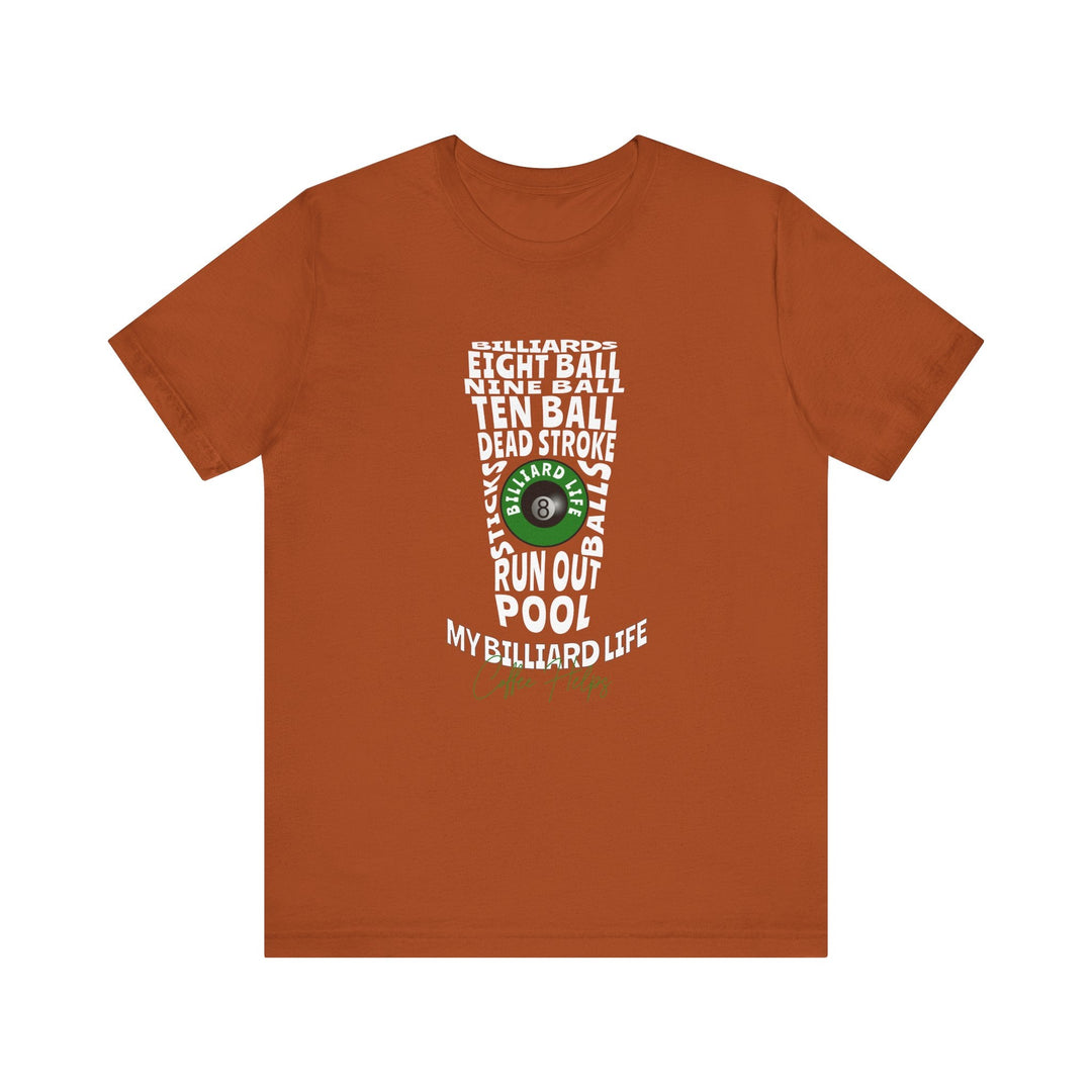 My Billiard Life Word Art - Unisex Softstyle Tee - BFLY BILLIARDS
