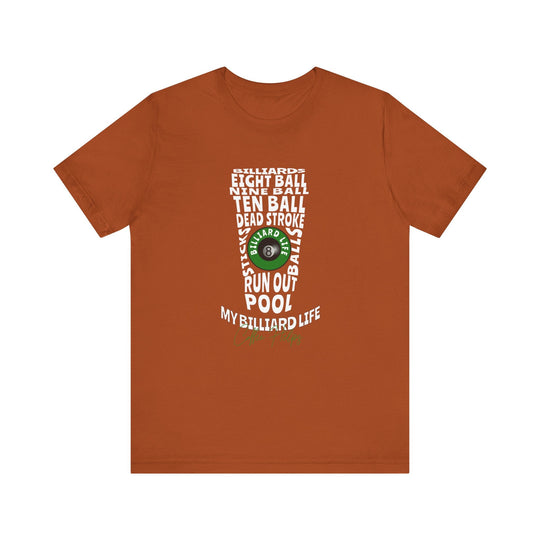 My Billiard Life Word Art - Unisex Softstyle Tee - BFLY BILLIARDS