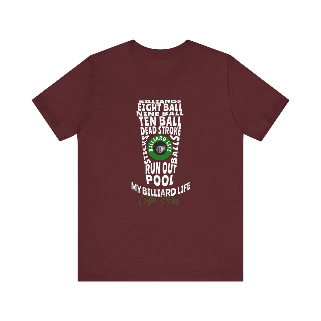 My Billiard Life Word Art - Unisex Softstyle Tee - BFLY BILLIARDS