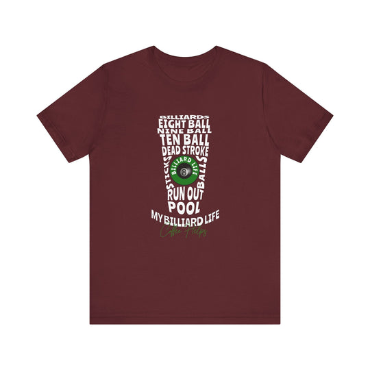My Billiard Life Word Art - Unisex Softstyle Tee - BFLY BILLIARDS