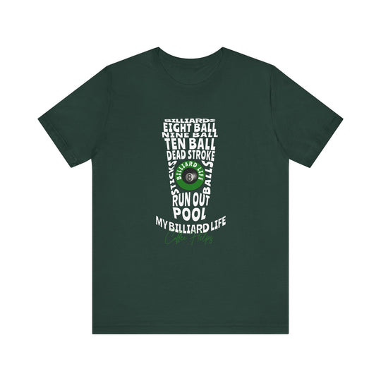 My Billiard Life Word Art - Unisex Softstyle Tee - BFLY BILLIARDS