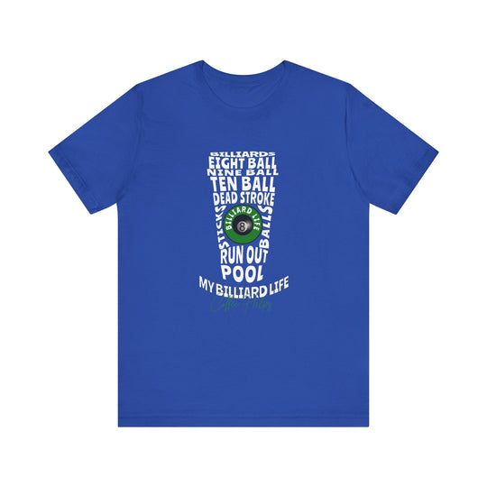 My Billiard Life Word Art - Unisex Softstyle Tee - BFLY BILLIARDS