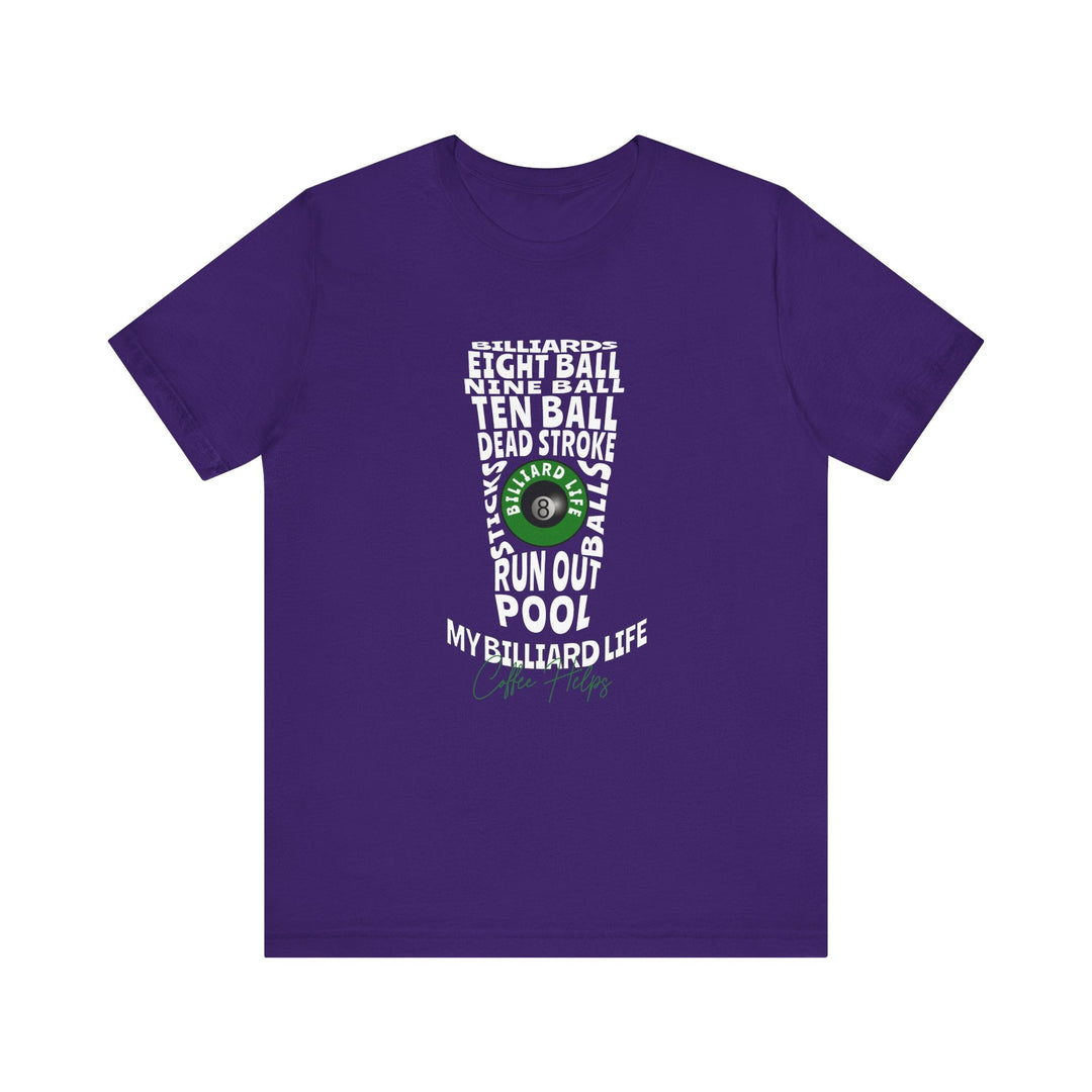 My Billiard Life Word Art - Unisex Softstyle Tee - BFLY BILLIARDS