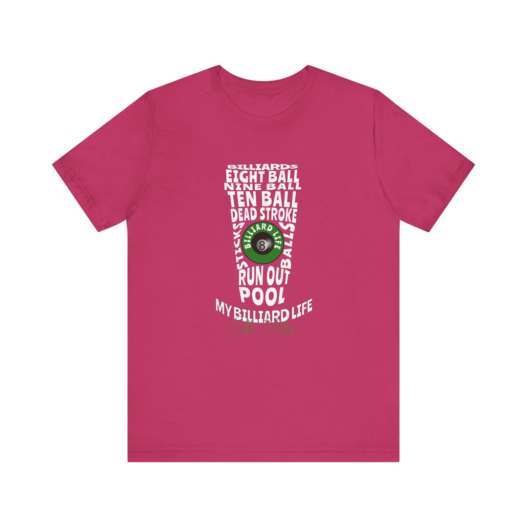 My Billiard Life Word Art - Unisex Softstyle Tee - BFLY BILLIARDS