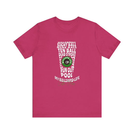 My Billiard Life Word Art - Unisex Softstyle Tee - BFLY BILLIARDS