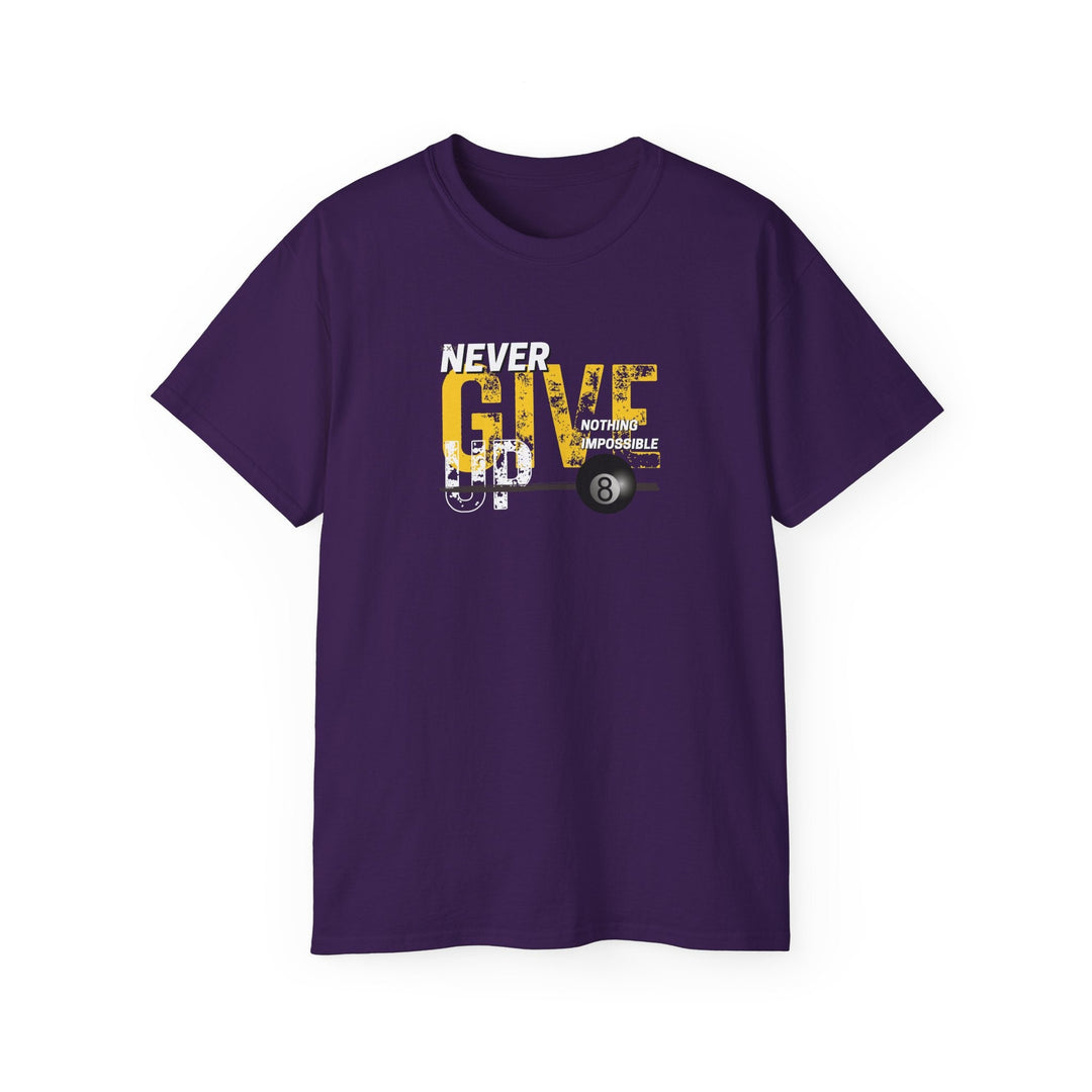 Never Give Up - 8 Ball - Ultra Cotton T-Shirt - BFLY BILLIARDS