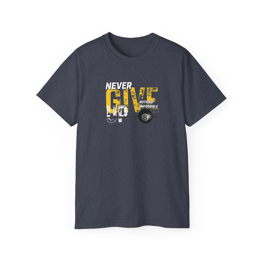 Never Give Up - 8 Ball - Ultra Cotton T-Shirt - BFLY BILLIARDS