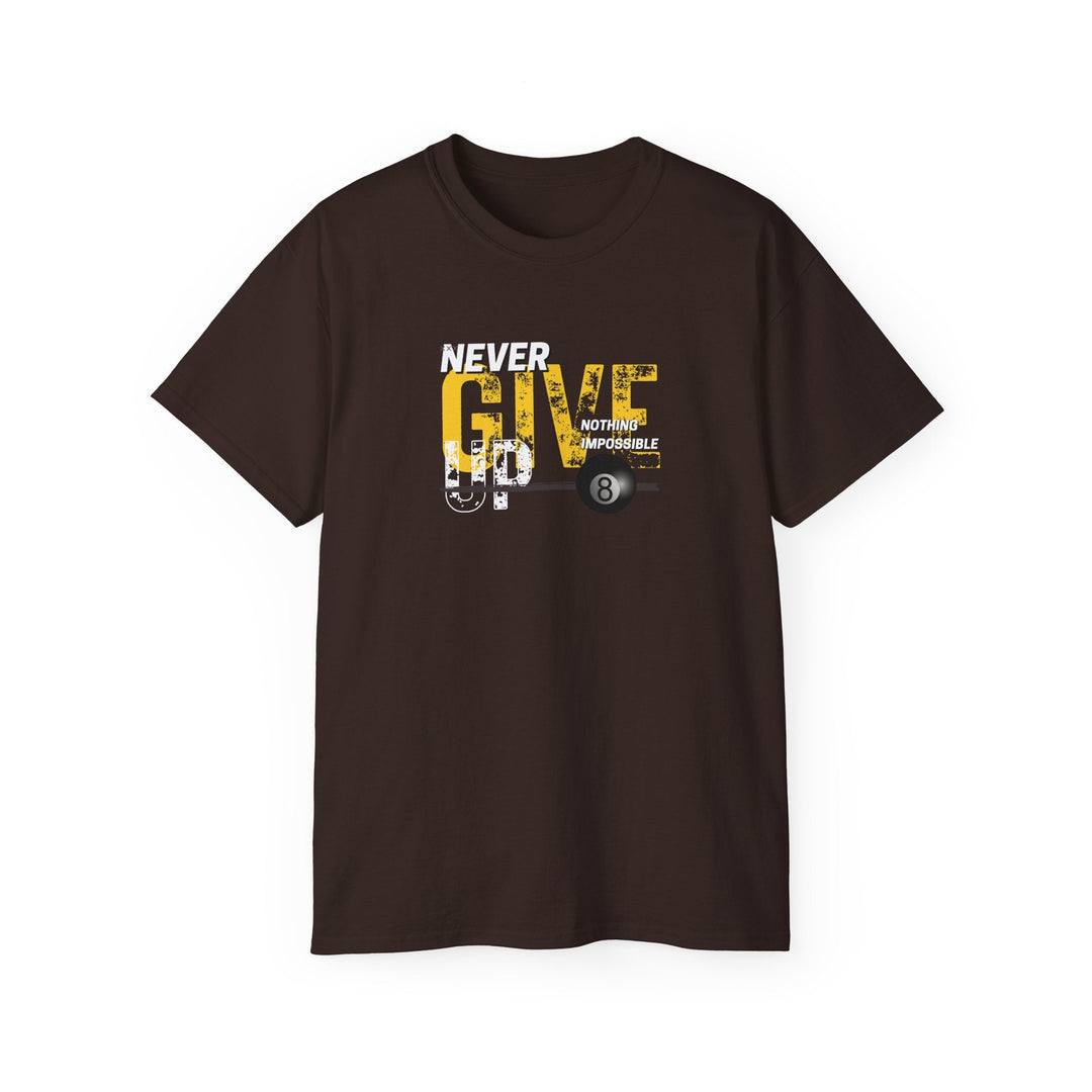 Never Give Up - 8 Ball - Ultra Cotton T-Shirt - BFLY BILLIARDS