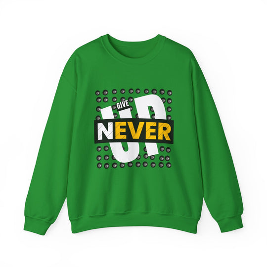 Never Give Up - 8 Ball - Unisex Crewneck Sweatshirt - BFLY BILLIARDS