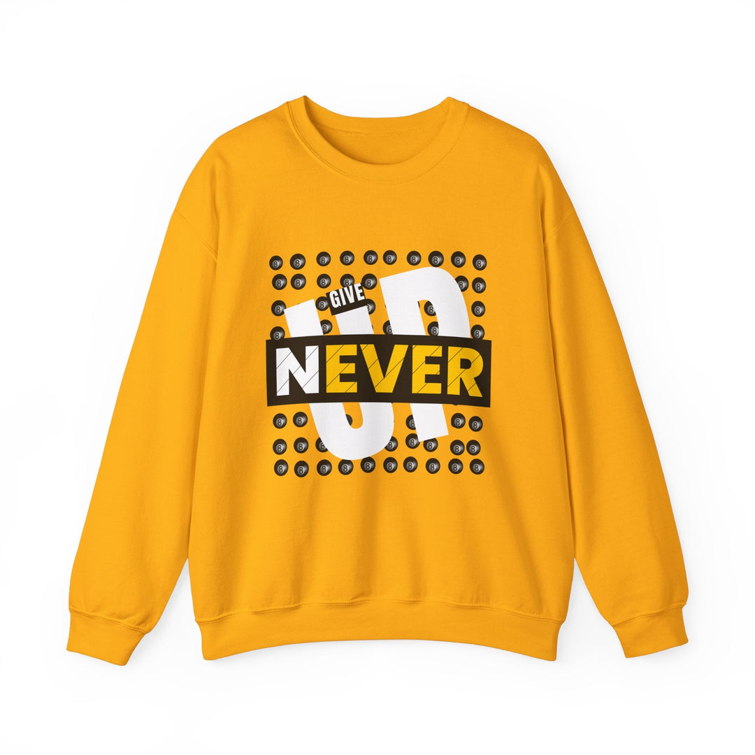 Never Give Up - 8 Ball - Unisex Crewneck Sweatshirt - BFLY BILLIARDS