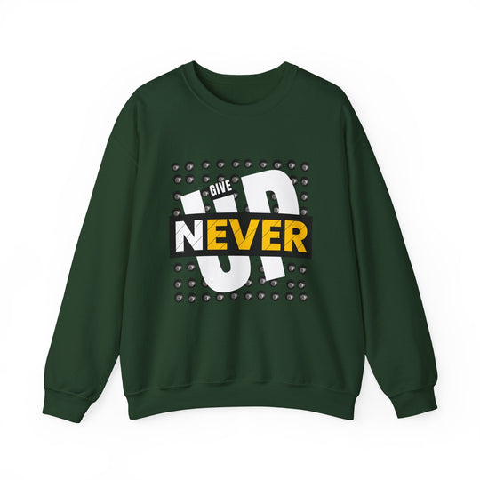 Never Give Up - 8 Ball - Unisex Crewneck Sweatshirt - BFLY BILLIARDS