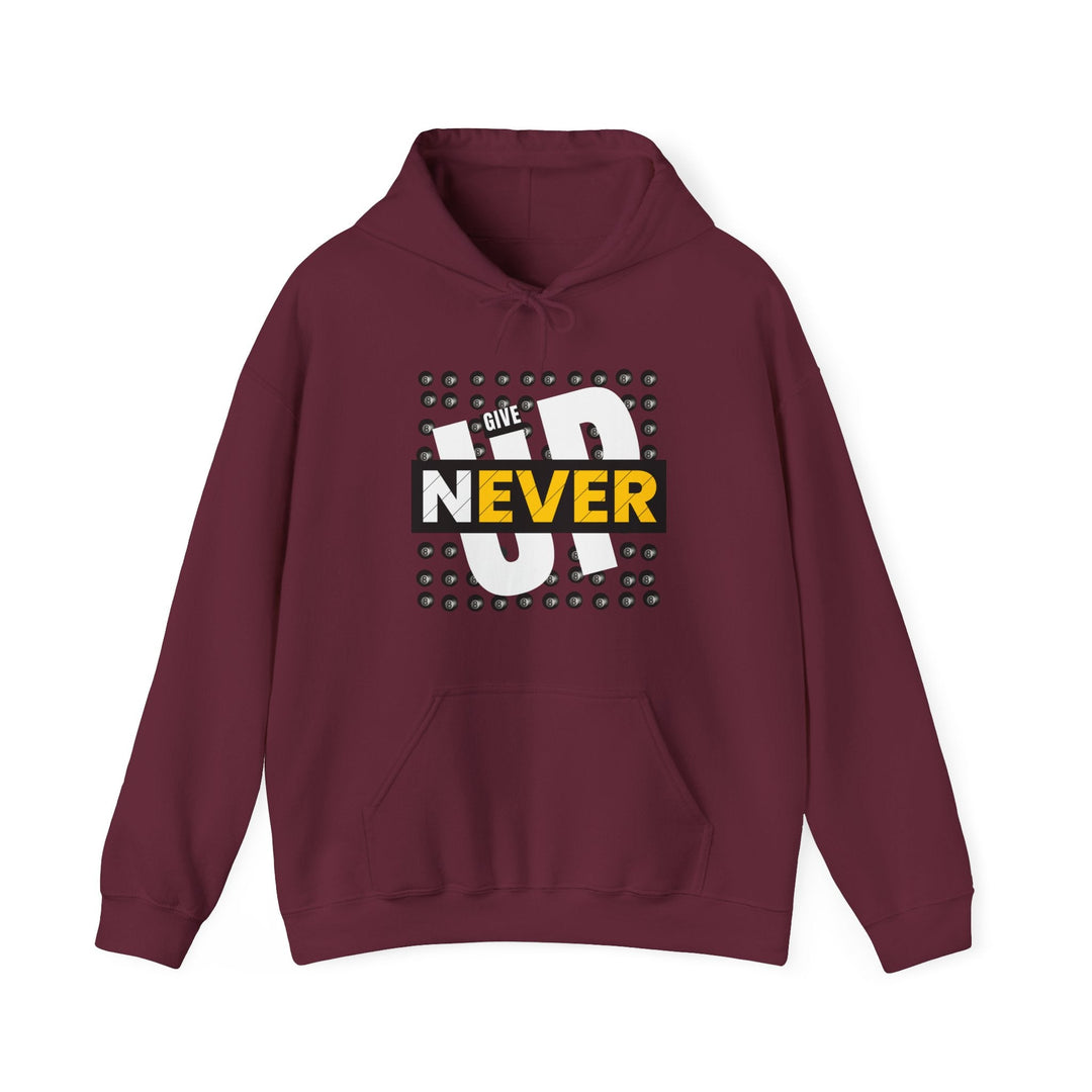 Never Give Up - 8 Ball - Unisex Pullover Hoodie - BFLY BILLIARDS