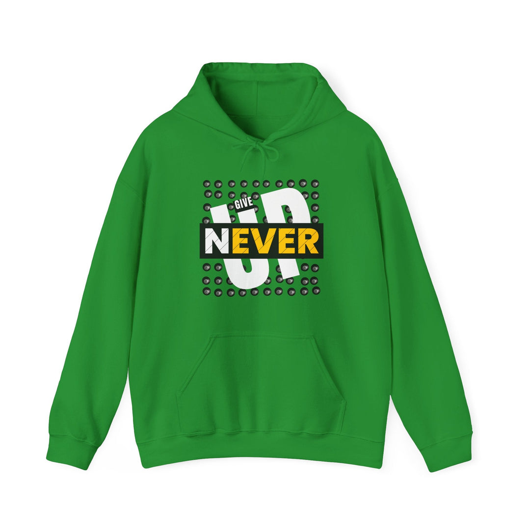 Never Give Up - 8 Ball - Unisex Pullover Hoodie - BFLY BILLIARDS