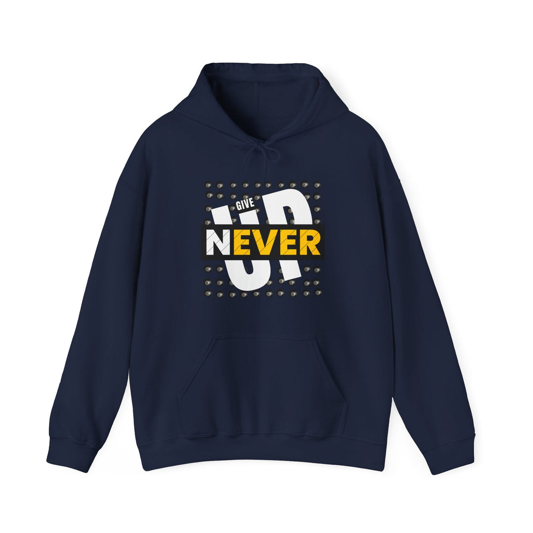 Never Give Up - 8 Ball - Unisex Pullover Hoodie - BFLY BILLIARDS