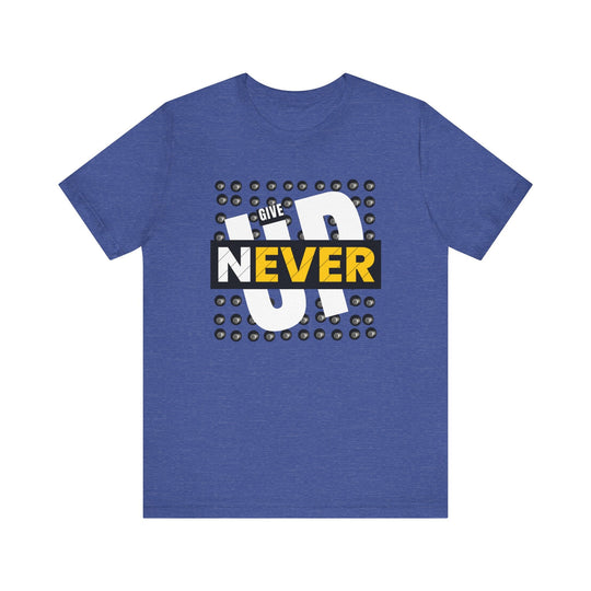 Never Give Up - 8 Ball - Unisex Softstyle Tee - BFLY BILLIARDS