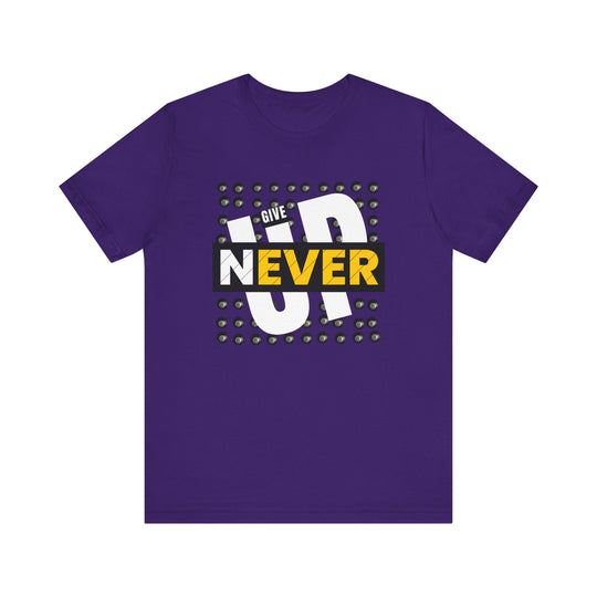 Never Give Up - 8 Ball - Unisex Softstyle Tee - BFLY BILLIARDS