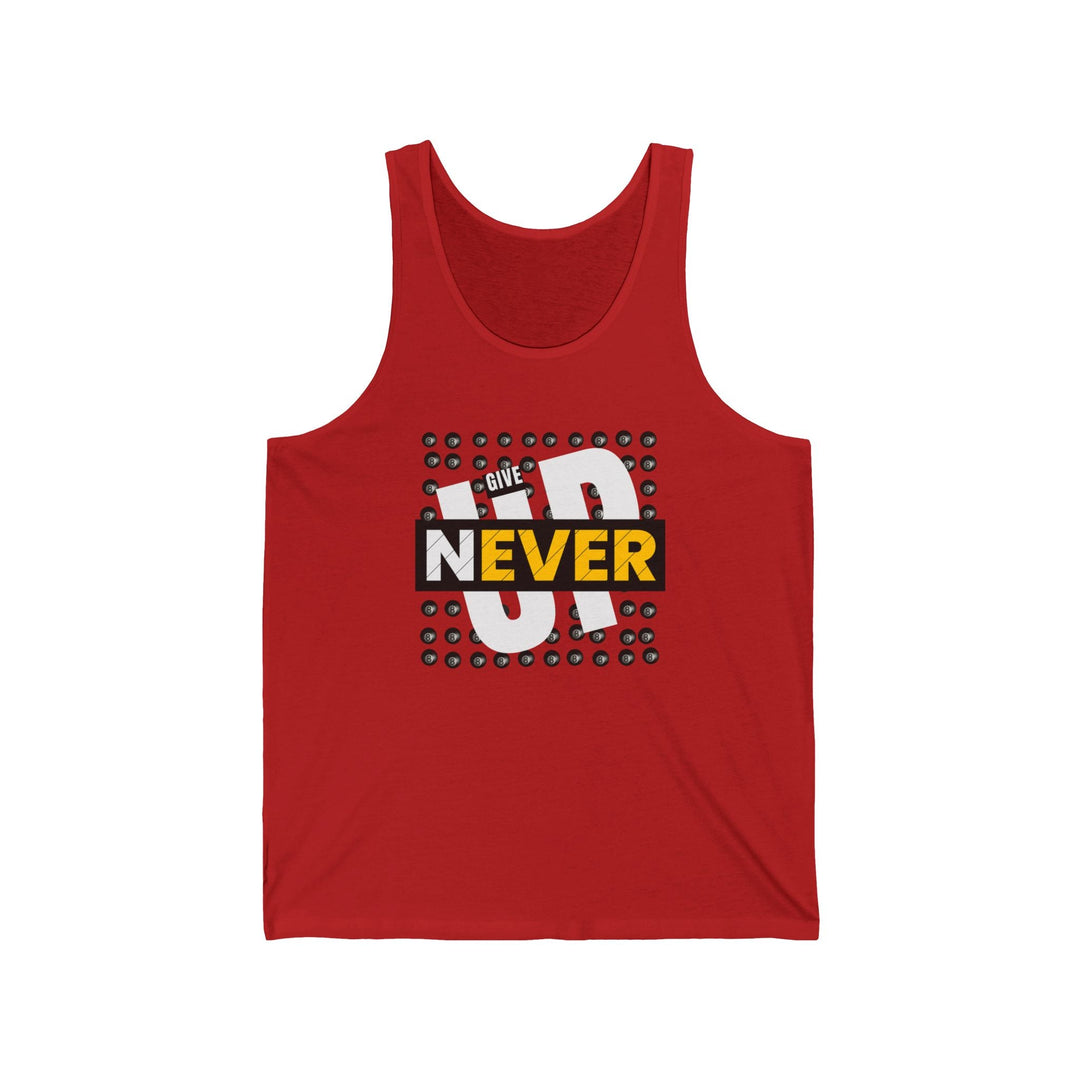 Never Give Up - 8 Ball - Unisex Tank Top - BFLY BILLIARDS