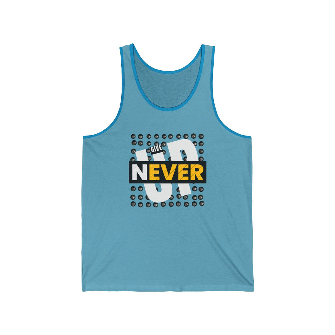 Never Give Up - 8 Ball - Unisex Tank Top - BFLY BILLIARDS