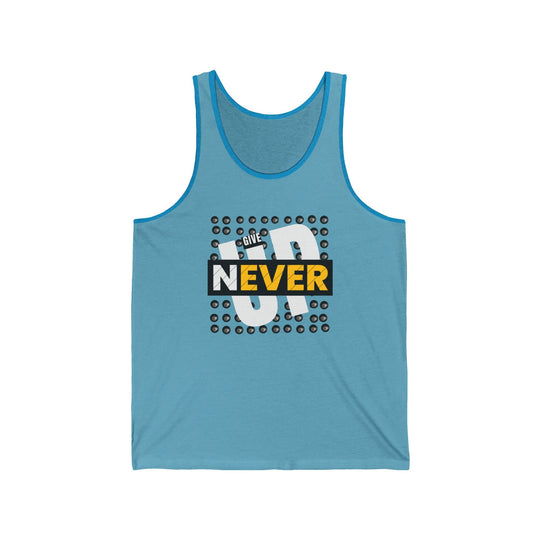 Never Give Up - 8 Ball - Unisex Tank Top - BFLY BILLIARDS