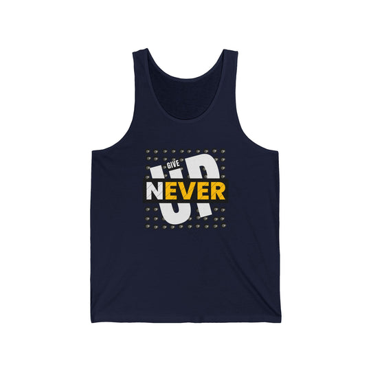 Never Give Up - 8 Ball - Unisex Tank Top - BFLY BILLIARDS