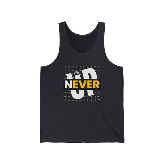 Never Give Up - 8 Ball - Unisex Tank Top - BFLY BILLIARDS