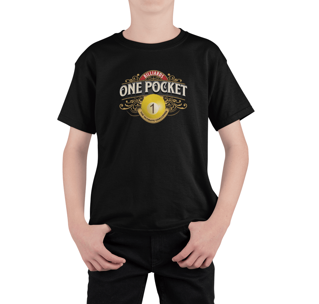 One Pocket Billiards - Youth Cotton Tee - BFLY BILLIARDS