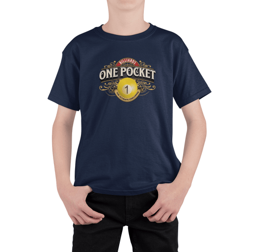 One Pocket Billiards - Youth Cotton Tee - BFLY BILLIARDS