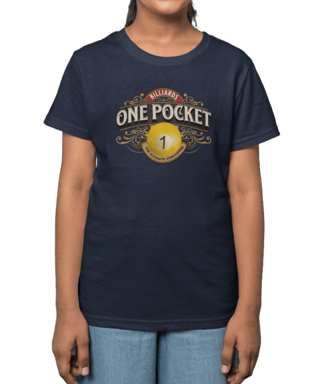 One Pocket Billiards - Youth Cotton Tee - BFLY BILLIARDS