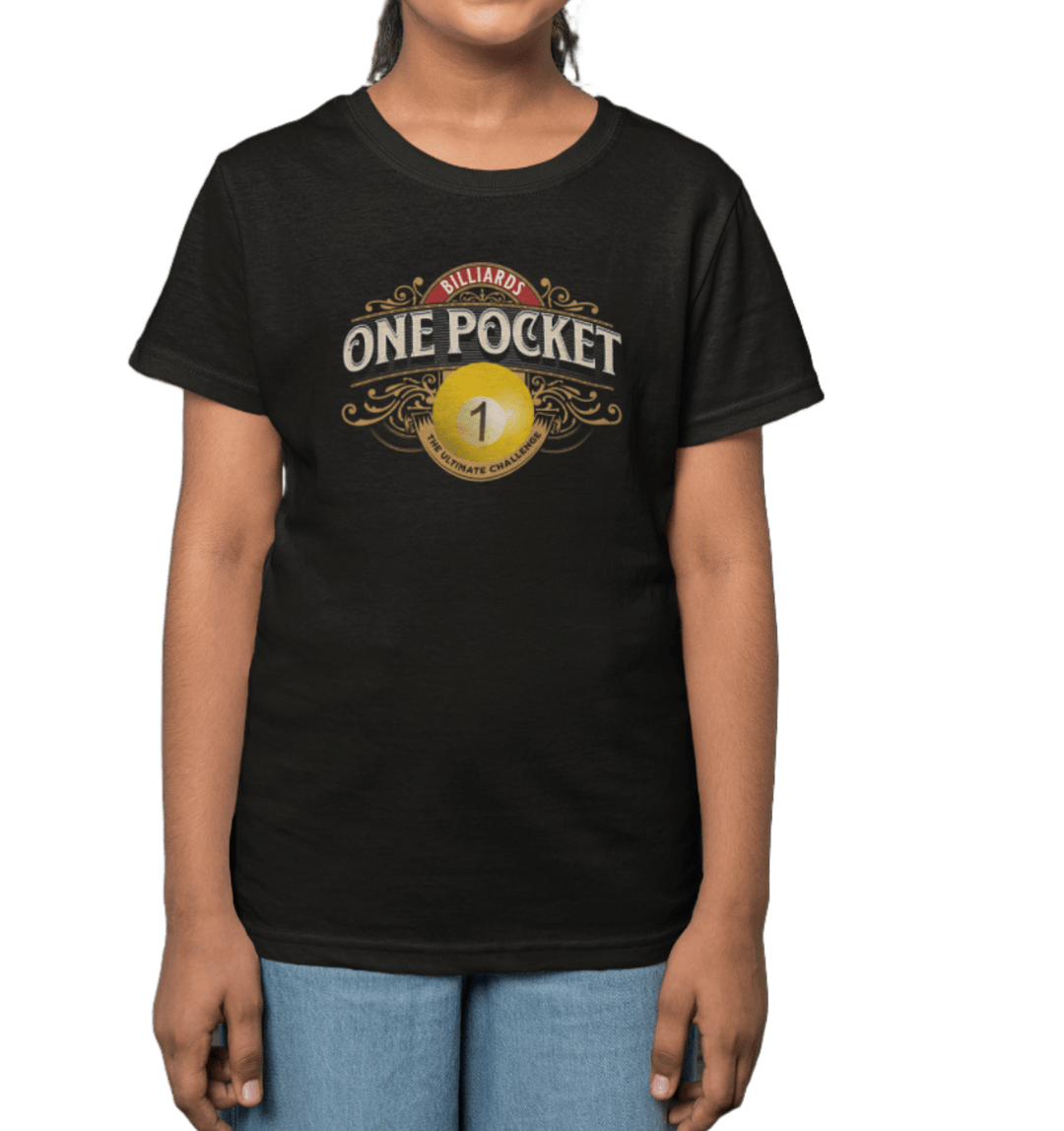 One Pocket Billiards - Youth Cotton Tee - BFLY BILLIARDS