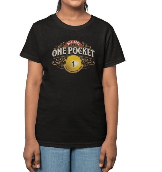 One Pocket Billiards - Youth Cotton Tee - BFLY BILLIARDS