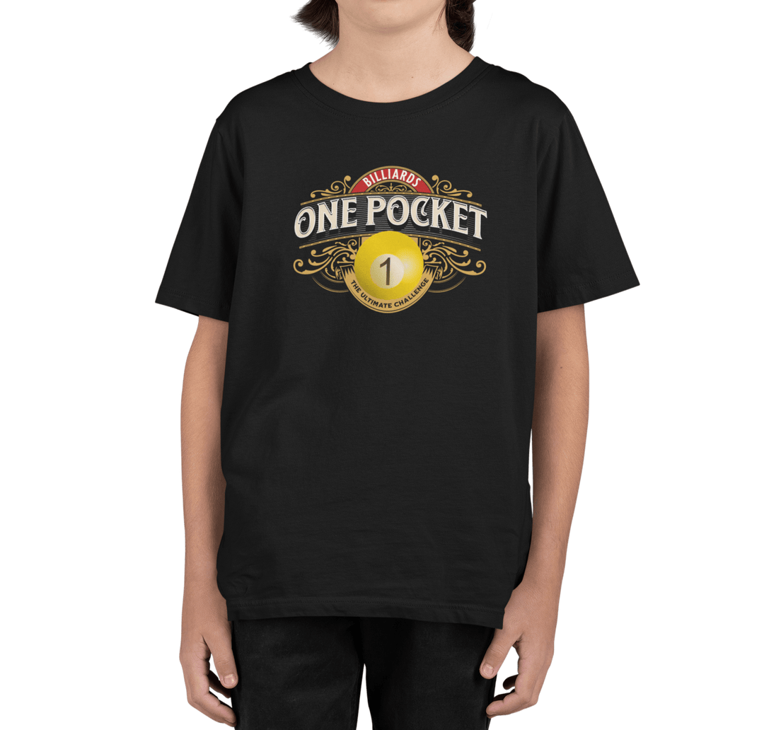 One Pocket Billiards - Youth Cotton Tee - BFLY BILLIARDS