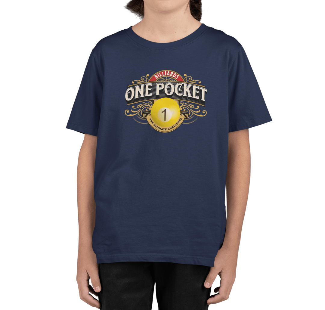 One Pocket Billiards - Youth Cotton Tee - BFLY BILLIARDS