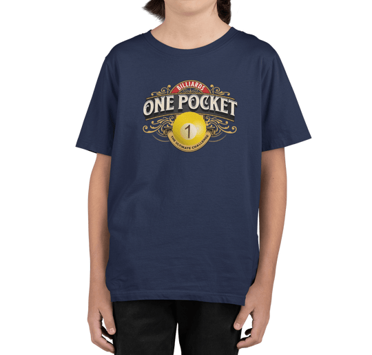 One Pocket Billiards - Youth Cotton Tee - BFLY BILLIARDS