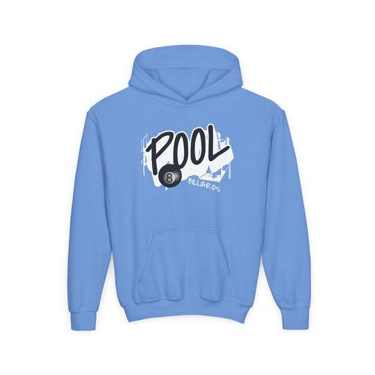 Pool - 8 Ball Billiards Streetwear - Unisex Youth Pullover Hoodie - BFLY BILLIARDS