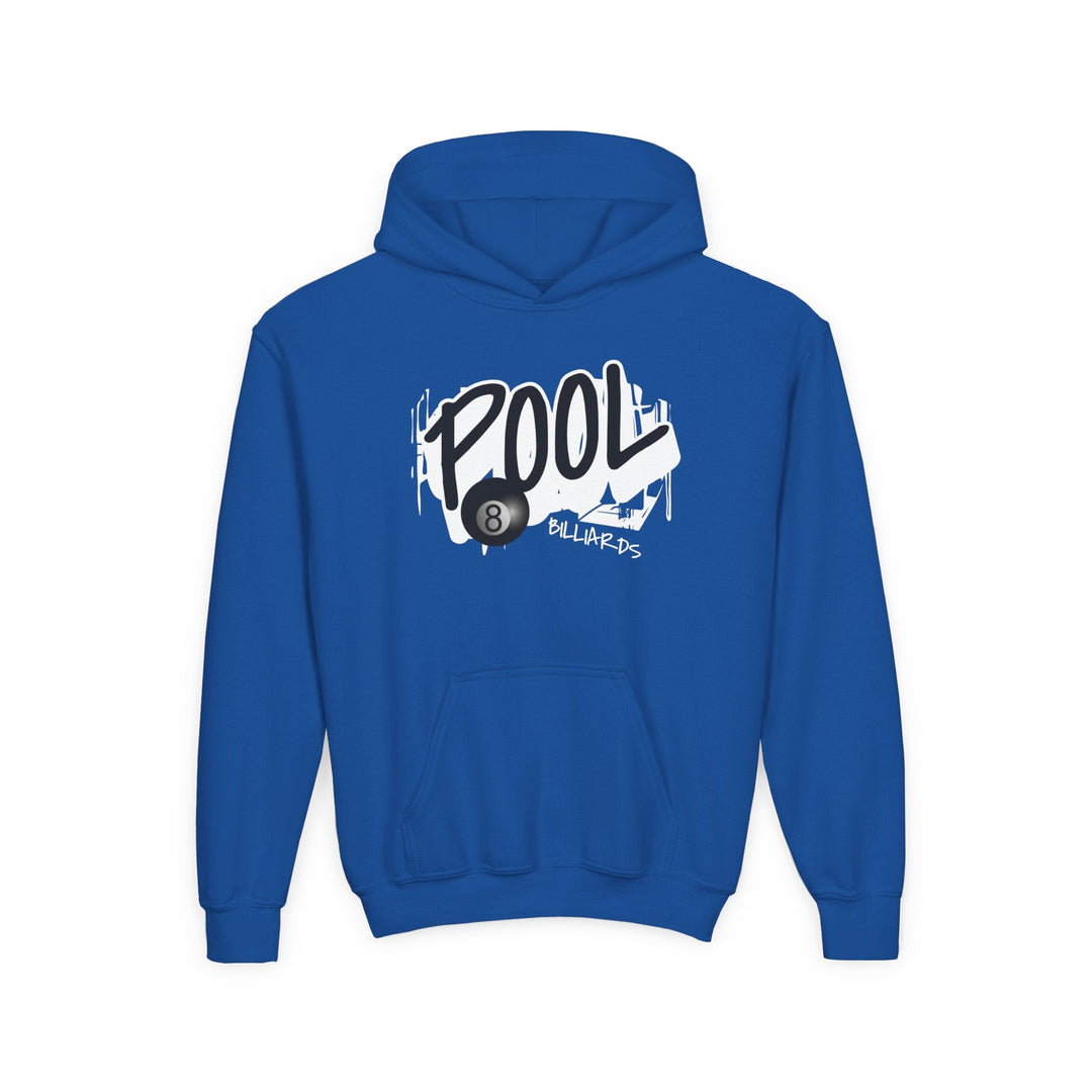Pool - 8 Ball Billiards Streetwear - Unisex Youth Pullover Hoodie - BFLY BILLIARDS