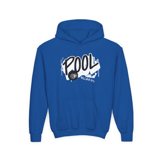 Pool - 8 Ball Billiards Streetwear - Unisex Youth Pullover Hoodie - BFLY BILLIARDS