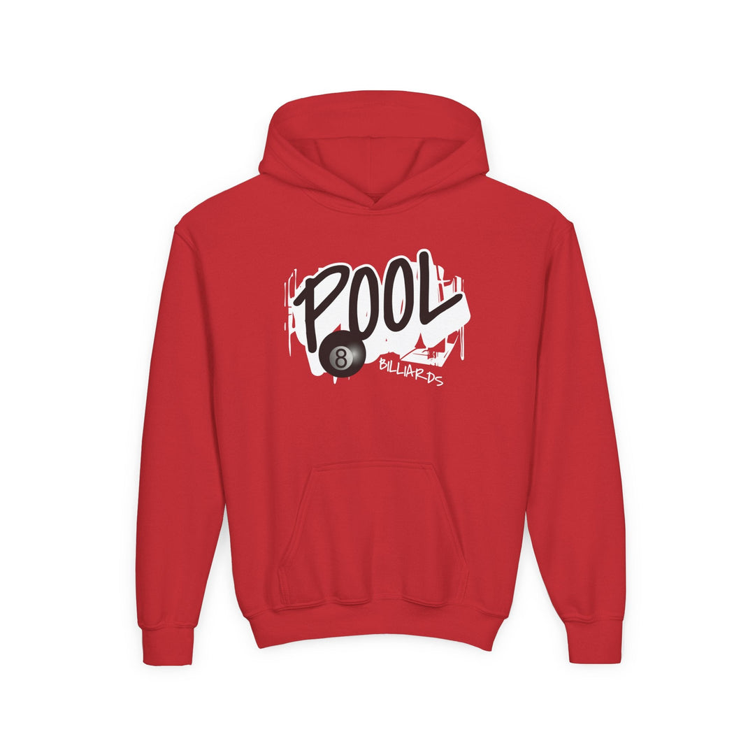 Pool - 8 Ball Billiards Streetwear - Unisex Youth Pullover Hoodie - BFLY BILLIARDS