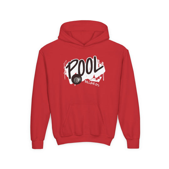 Pool - 8 Ball Billiards Streetwear - Unisex Youth Pullover Hoodie - BFLY BILLIARDS