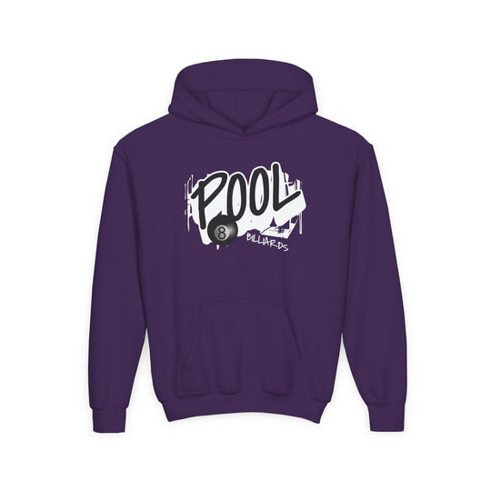 Pool - 8 Ball Billiards Streetwear - Unisex Youth Pullover Hoodie - BFLY BILLIARDS